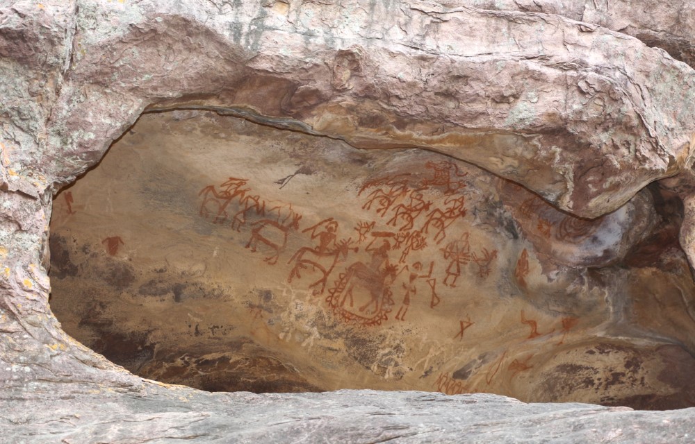 Bhimbetka Rock Shelters in Bhopal Pictures